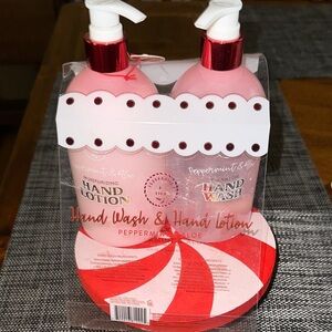 Peppermint & Aloe Hand Wash and Lotion Set - Light Pink
